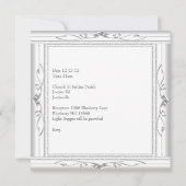 Baptisme Christening White Star Fotocross bow Kaart (Achterkant)