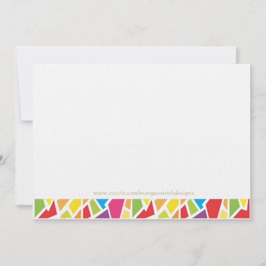 Baptisme | Christenuitnodiging Kaart (Achterkant)