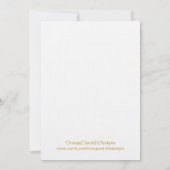 Baptisme | Christenuitnodiging Kaart (Achterkant)