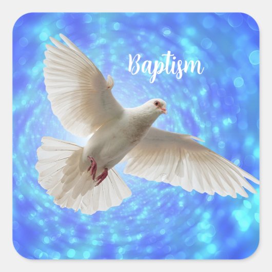 Baptisme Dove Stickers (Voorkant)