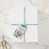 Baptisme Elegant Eucalyptus Greenery DANK U Cadeaulabel (Met Touw)