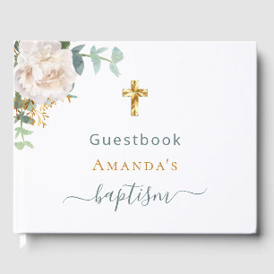 Baptisme eucalyptus greenery floral custom foto gastenboek