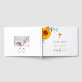 Baptisme eucalyptuszonnebloem gastenboek (Volledig)