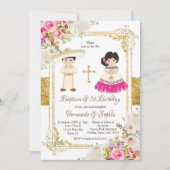 Baptisme Fiesta Twin Kaart (Voorkant)