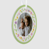 Baptisme Genderneutrale Kinder foto Ornament (voorkant)
