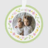 Baptisme Genderneutrale Kinder foto Ornament (voorkant)