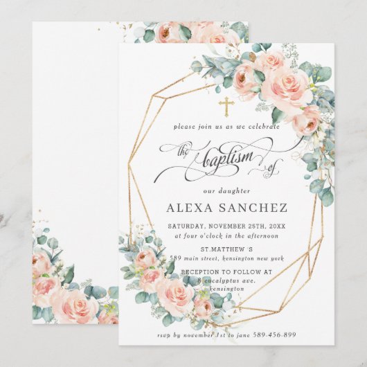 Baptisme Geometric Kaart (Voorkant / Achterkant)