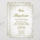 Baptisme | GoudConfetti Kaart (Voorkant / Achterkant)