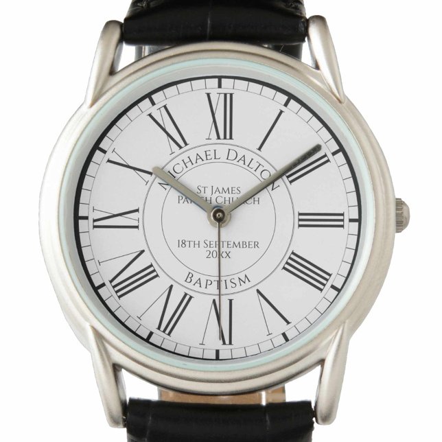 Baptisme in Church Personalized Watch Horloge (Creator heeft geüpload)