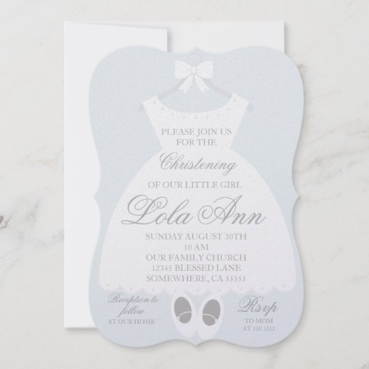 BAPTISME-INVITATIE KAART (Voorkant)