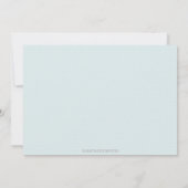 Baptisme Invitation, Baptisme, Jongen Baptisme Kaart (Achterkant)