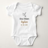 Baptisme met Dove Keepomwille Baby Bodysuit (Voorkant)