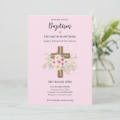 BAPTISME moderne Christening Bautizo INVITATION FL (Debout devant)