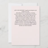 BAPTISME moderne Christening Bautizo INVITATION FL (Dos)