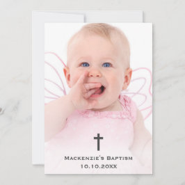 Baptisme Religieuze Christening Commune Christelij Bedankkaart