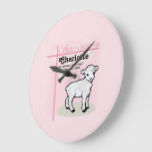 , Baptisme, Roze, Meisje, Lamb Grote Klok (Hoek)