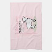 , Baptisme, Roze, Meisje, Lamb Theedoek (Verticaal)