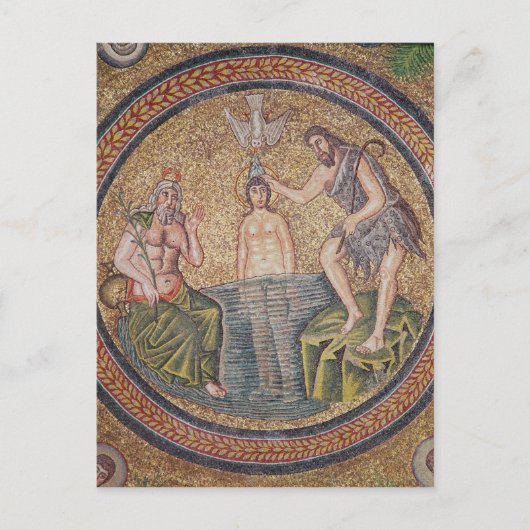 Baptisme van Christus door John de Baptist Briefkaart (Voorkant)