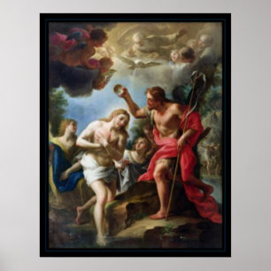 baptisme van Christus Poster