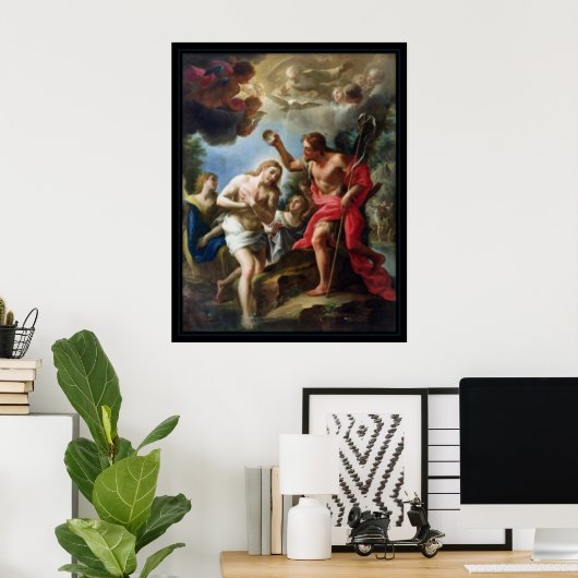  baptisme van Christus Poster (Thuiskantoor)