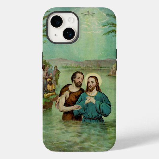 Baptisme van Jezus Christus Case-Mate iPhone Case (Achterkant)