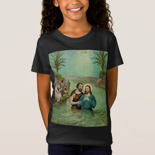 Baptisme van Jezus Christus T-shirt (Voorkant)