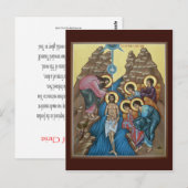 Baptisme van onze Lord Prayer Card Briefkaart (Voorkant / Achterkant)