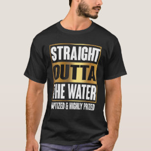 Baptisme Volwassenen Kinder Funny Outta Water T-sh T-shirt