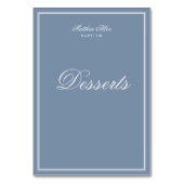 Baptisme voor hem | Elegant Classic Cross Kaart (Achterkant)