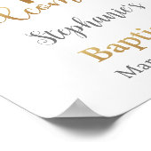 Baptisme Welcoming Sign, Baptisme Poster, Church Poster (Hoek)