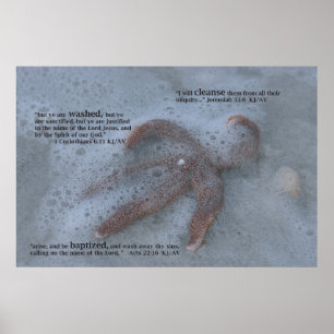 Baptismscripts afdrukken poster