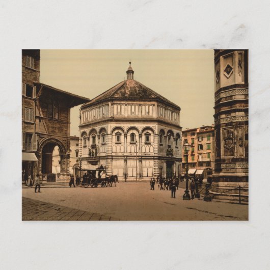 Baptistry, Florence, Toscane, Italië Briefkaart (Voorkant)