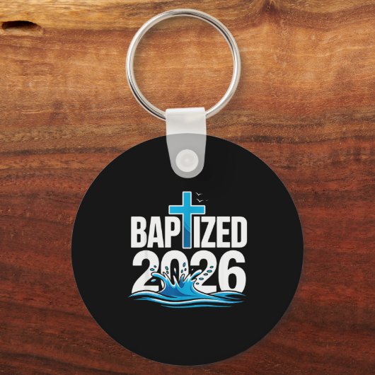 Baptized 2026 sleutelhanger (Voorkant)