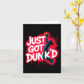 Baptized Jesus Just Got Dunked Baptism Kaart (Gele Bloem)