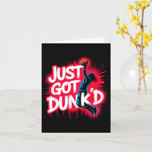 Baptized Jesus Just Got Dunked Baptism Kaart (Gele Bloem)