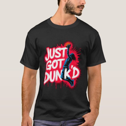 Baptized Jesus Just Got Dunked Baptism T-shirt (Voorkant)