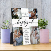 Baptized Photo Collage Baptism Keepomwille Fotoplaat