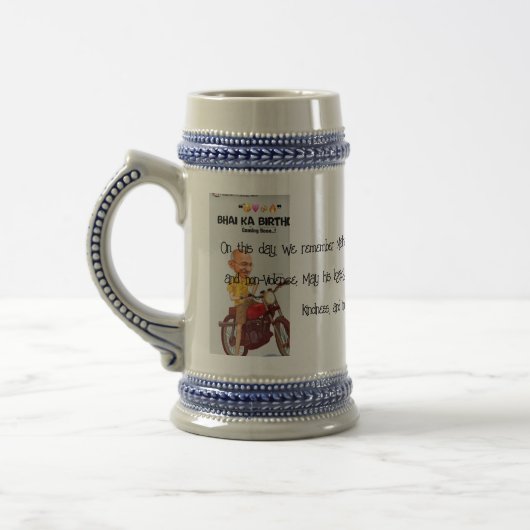 BAPU'S BANTHDAY Mug (Gauche)