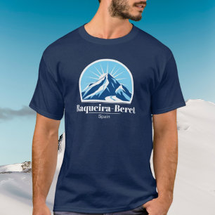 Baqueira-Beret Spanje skigebied naam kleding T-shirt