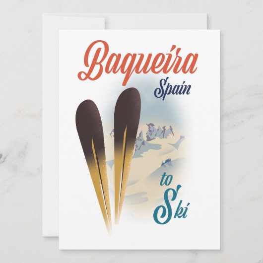 Baqueira Spanje reisposter (Voorkant)