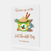 Bar à chocolat au cacao chaud de Noël (Angle)