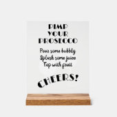 Bar à cocktails Fun Pimp Your Prosecco Instruction (Recto)