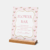 Bar à fleurs pour Baby Shower dans l'esprit Tea Pa (Angle)