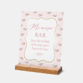 Bar à Mimosa pour une Baby Shower sur le thème de  (Angle)