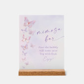 Bar à Mimosa pour une Mariée Papillon (Recto)