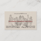 Bar à vin Vignoble Bartender Carte de visite (Devant)