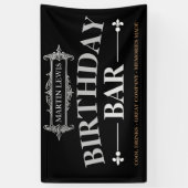 bar bannière événement d'anniversaire (Vertical)