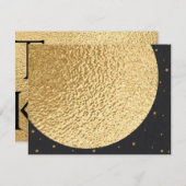 Bar Bat mitzvah Merci Sortir de ce World Gold (Devant / Derrière)