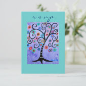 Bar Bat Mitzvah RSVP (Staand voorkant)