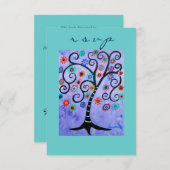 Bar Bat Mitzvah RSVP (Voorkant / Achterkant)